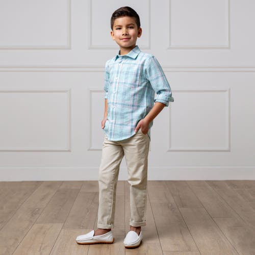 Hope & Henry Boys' Organic Skinny Stretch Chino, Toddler In Light Khaki