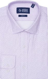 Original Penguin Tonal Floral Slim Fit Dress Shirt