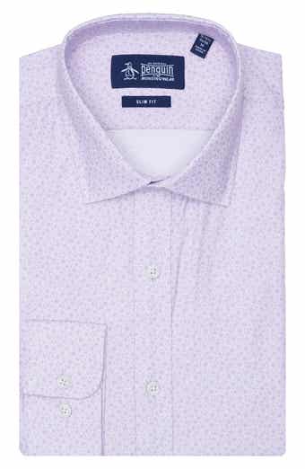 Original Penguin Tonal Floral Slim Fit Dress Shirt
