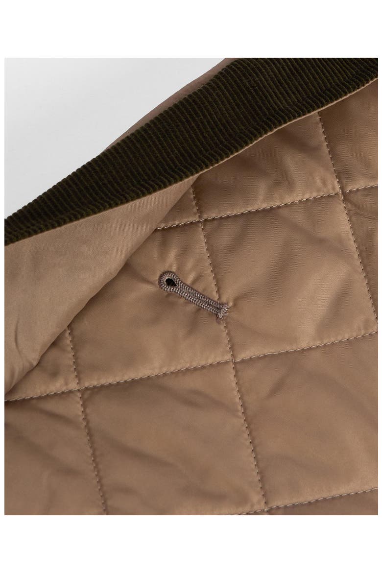 Quilted Nylon Dog Coat, Alternate, color, SAND DUNE