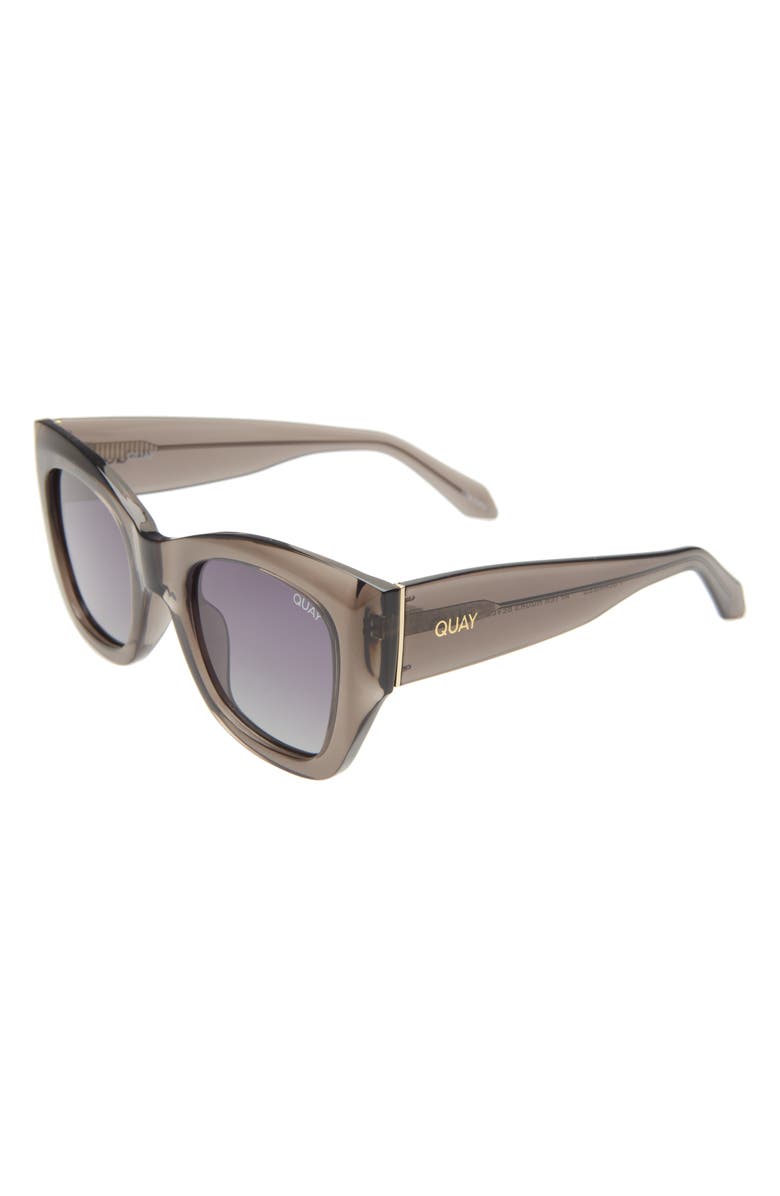 QUAY After Hours 51mm Polarized Bevel Square Sunglasses, Alternate, color, 