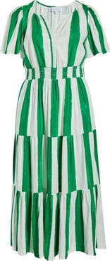 SUGARLIPS Rony Smocked Waist Maxi Dress