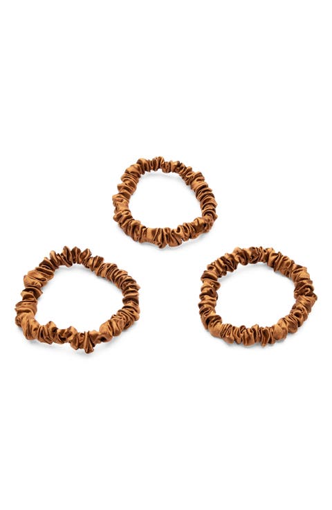 3-Pack Skinny Silk Scrunchies