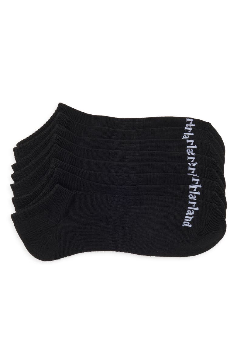 Timberland Core Basics 4-Pack No-Show Socks, Main, color, Black