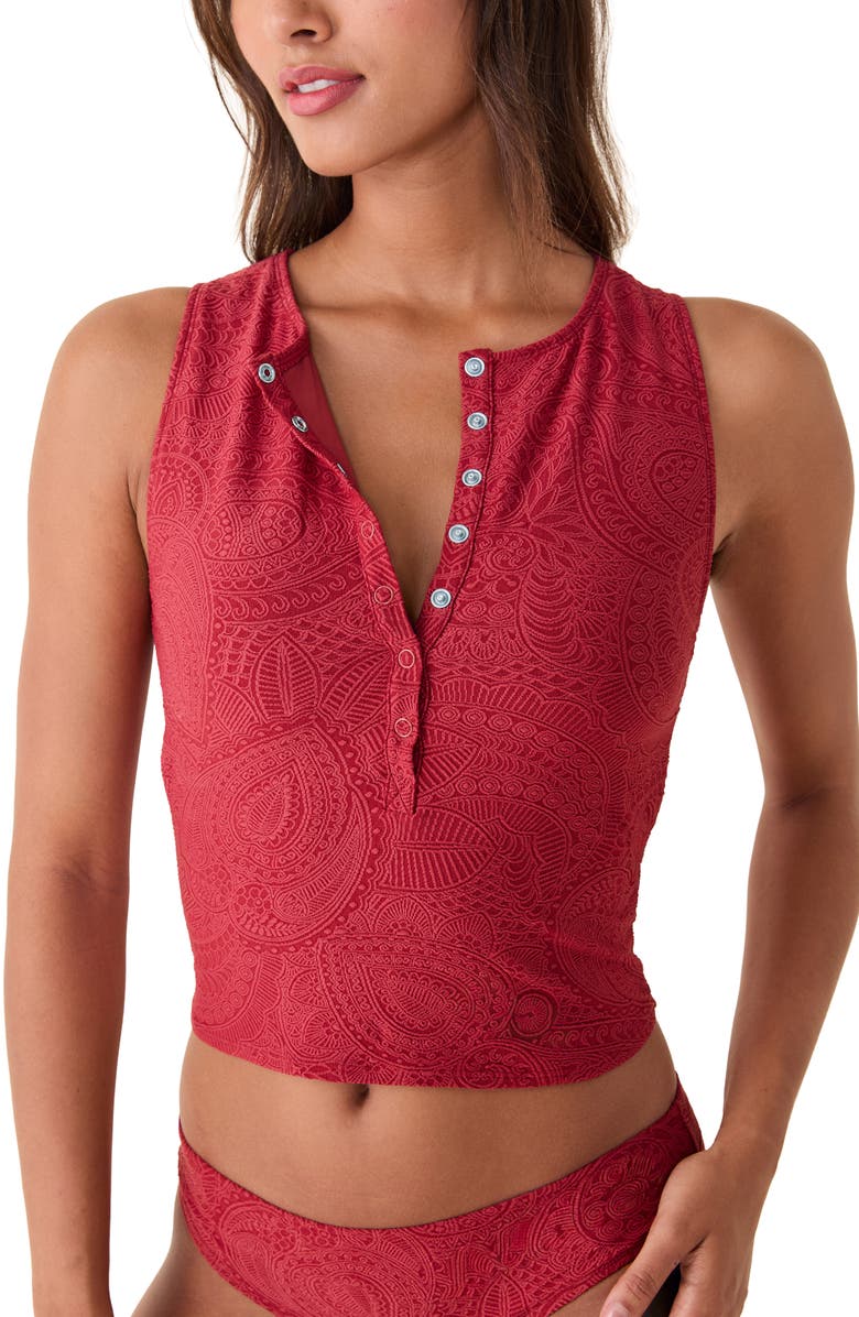 Andie The Malibu Tankini Top, Alternate, color, 