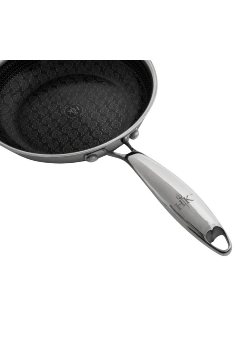 Tri-Clad SS Hybrid 8" Frying Pan, Alternate, color, Black/SS
