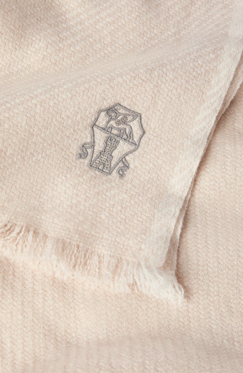 Brunello Cucinelli Cashmere scarf, Alternate, color, Sand