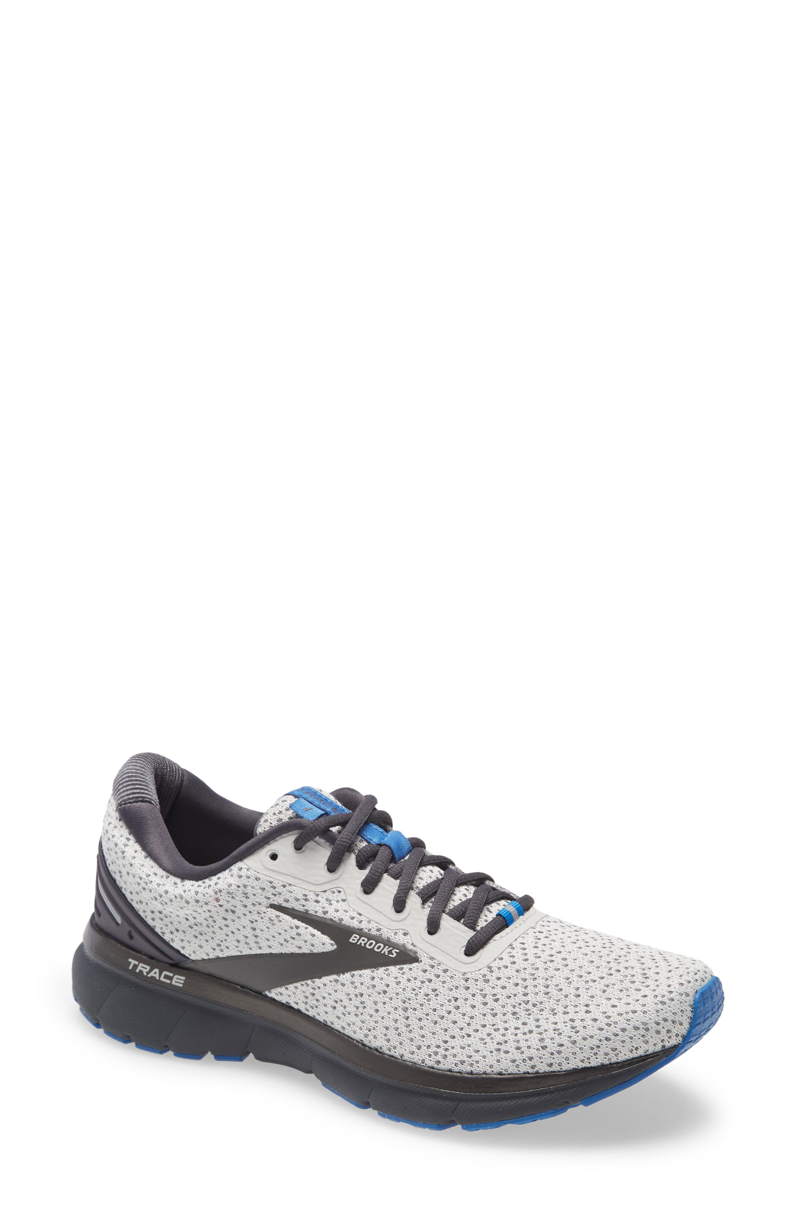 Trace Running Shoe, Main, color, EBONY/ OYSTER/ BLUE