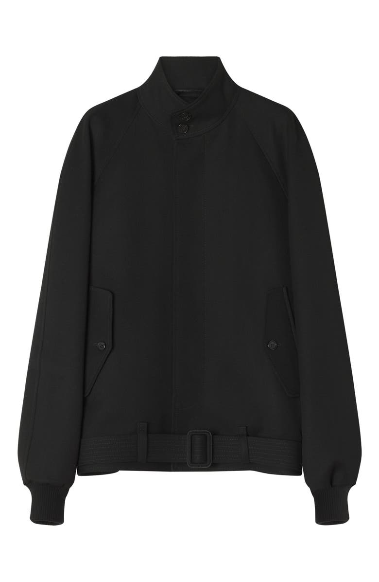 Lanvin Light Wool Jacket, Main, color, Black