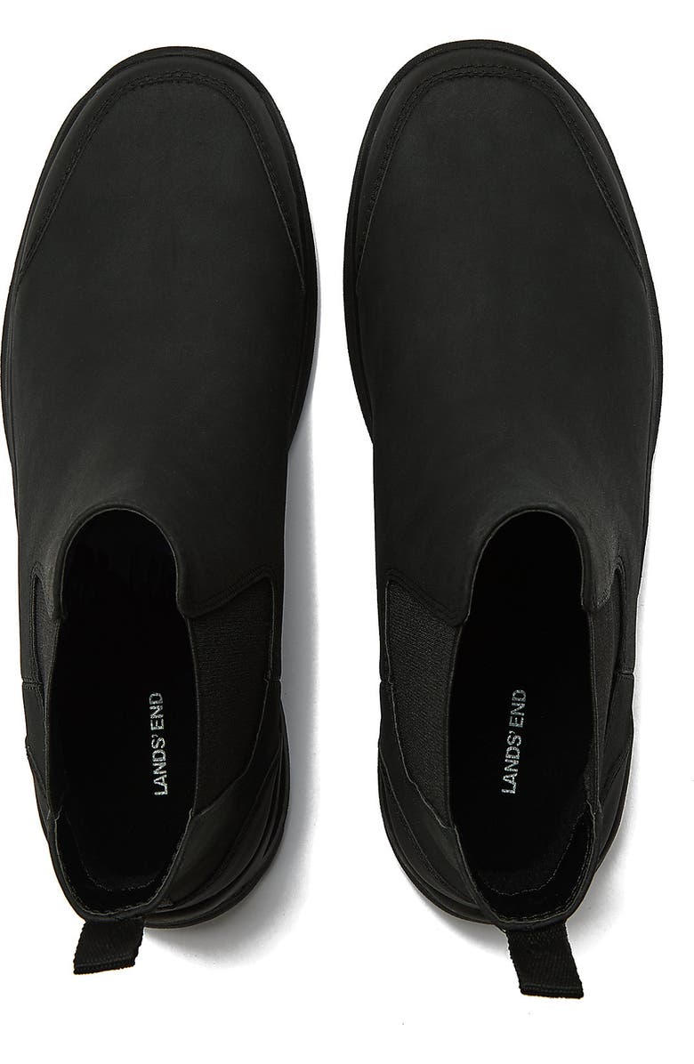Lands' End Terrain All Weather Chelsea Boots, Alternate, color, Black