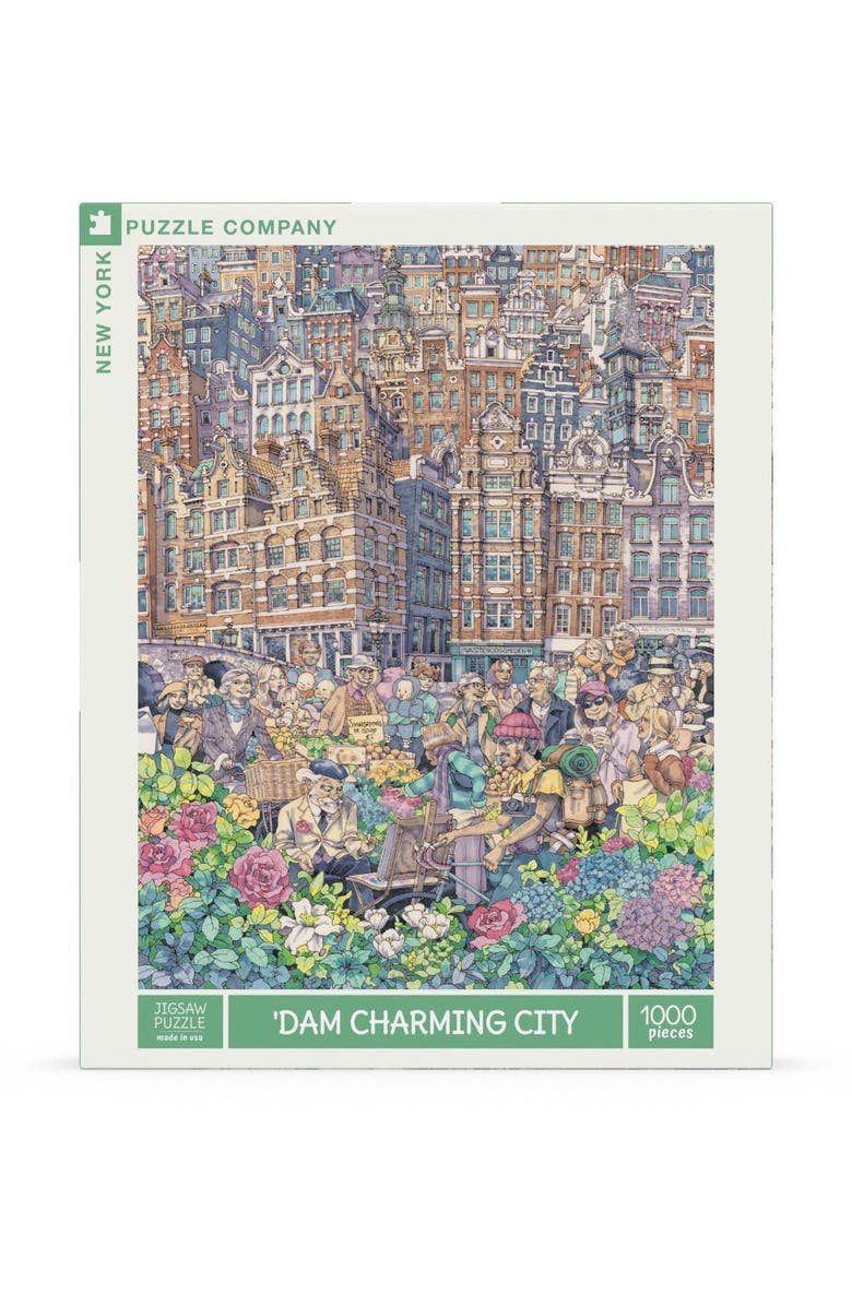 NEW YORK PUZZLE COMPANY 'Dam Charming City 1000 Piece Puzzle, Main, color, NO COLOR
