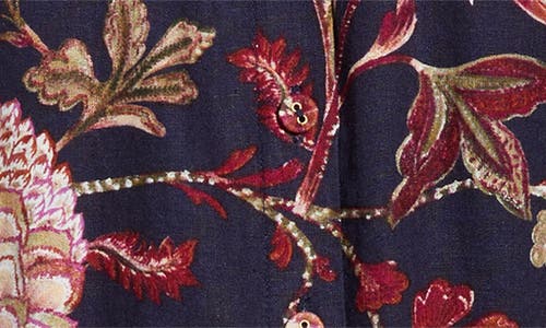 Tommy Bahama Exquisite Blooms Long Sleeve Dress In Multi