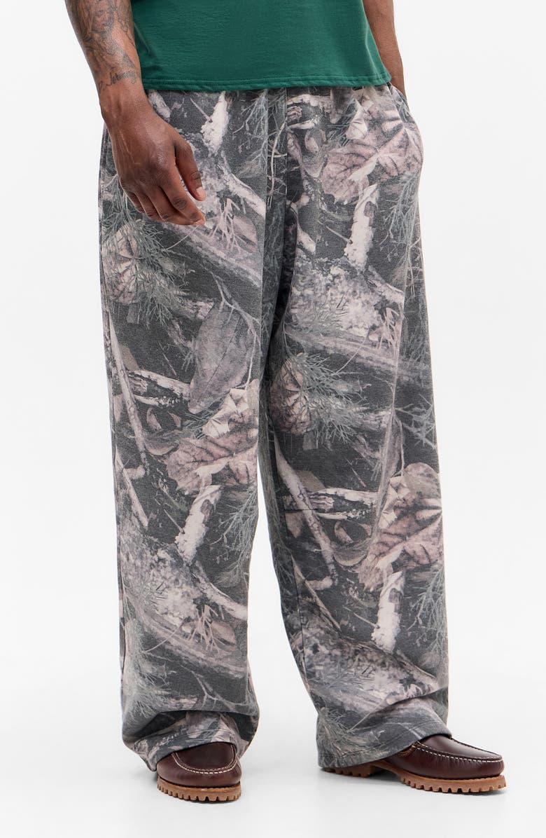 BDG Urban Outfitters Camo Wide Leg Sweatpants, Main, color, Camo