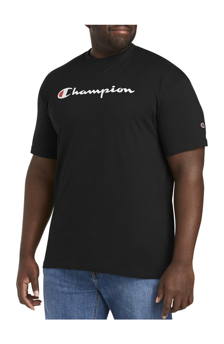 Champion Script T-Shirt, Main, color, Black