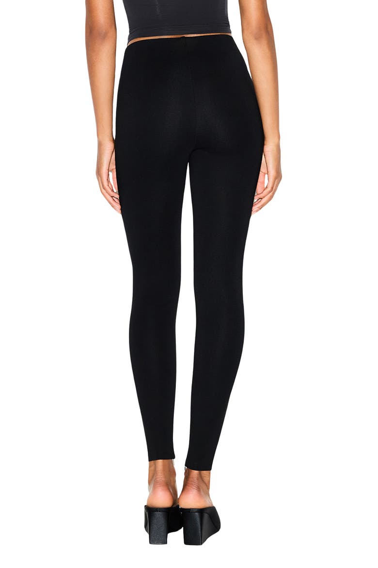 The Essential Collection High Waist Leggings, Alternate, color, OBSIDIAN