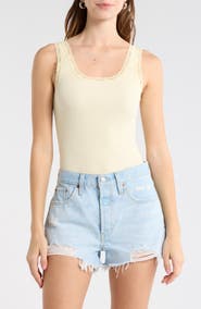 Abound Lace Trim Tank Top