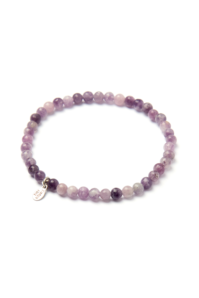 Lepidolite Energy Bracelet, Main, color, Dark Purple