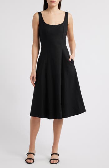 ● GENERALIDEA ● Sleeveless Flare Long Dress Amazon.com: BCBGMAXAZRIA Women's Sleeveless Fit and Flare