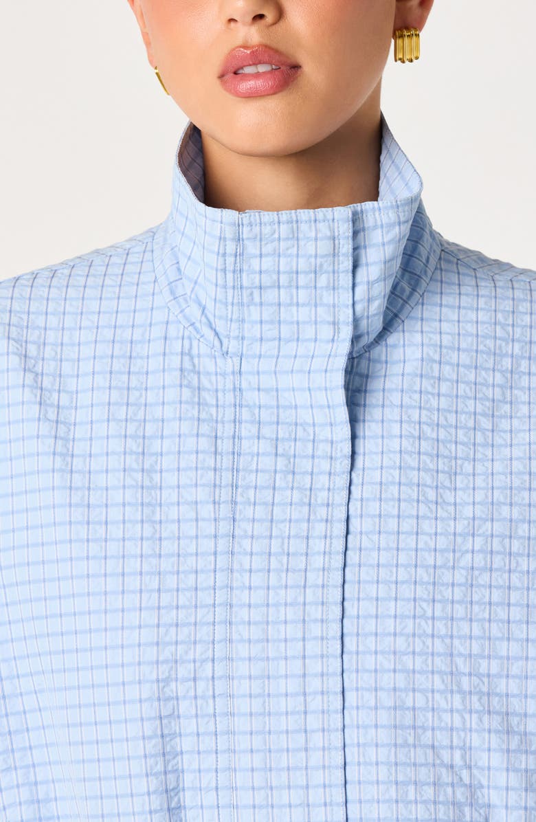 ASTR the Label Cooper Jacket, Alternate, color, Blue Plaid