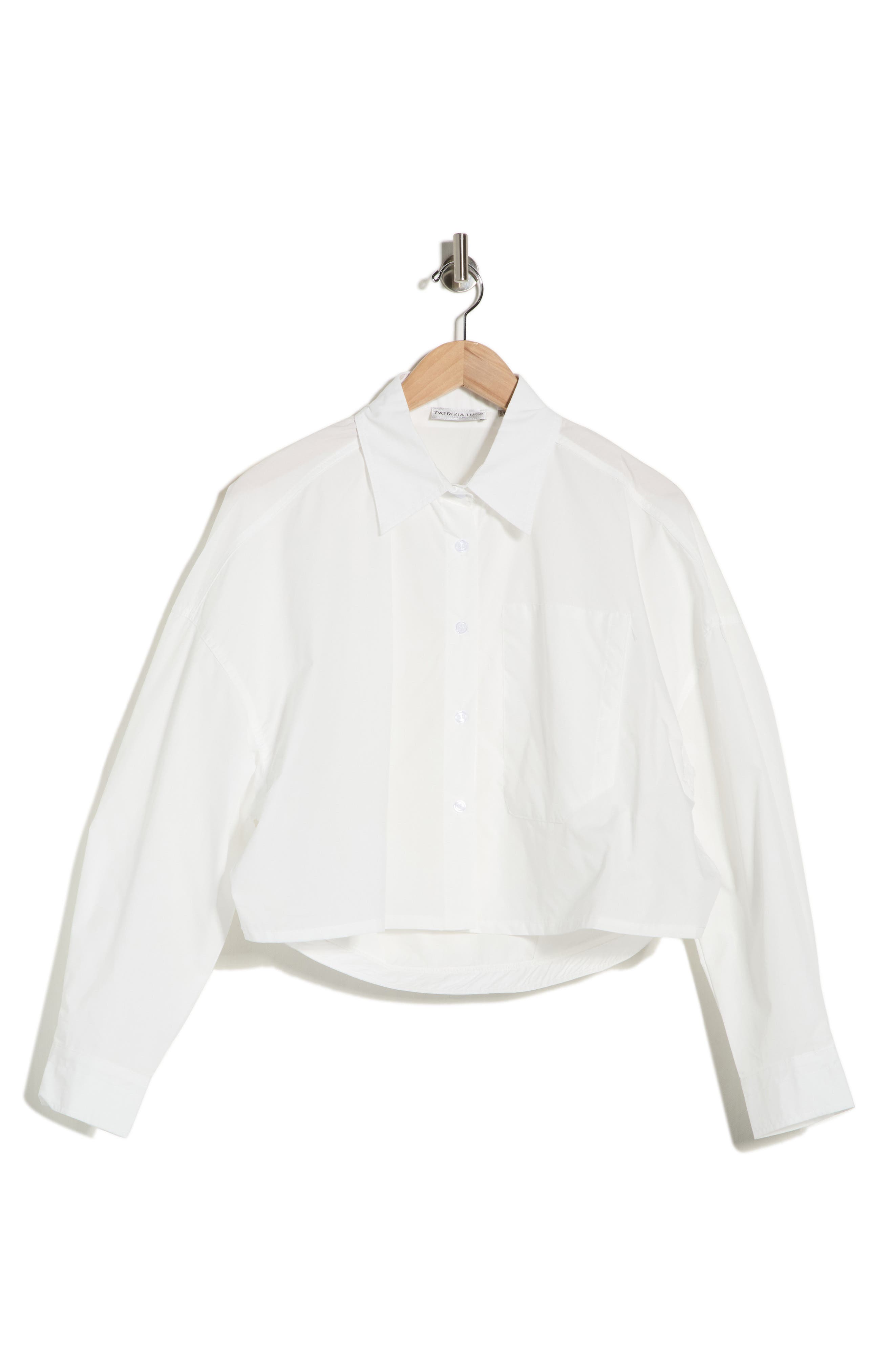 PATRIZIA LUCA Cropped Cocoon Shirt