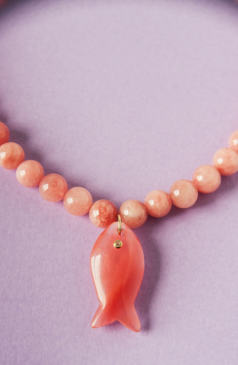 MacRae & Co. Coral Bay Fish Pendant Necklace, Alternate, color, 