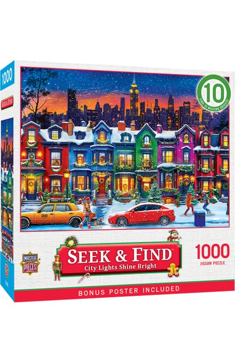 City Lights Shine Bright 1000pc Puzzle
