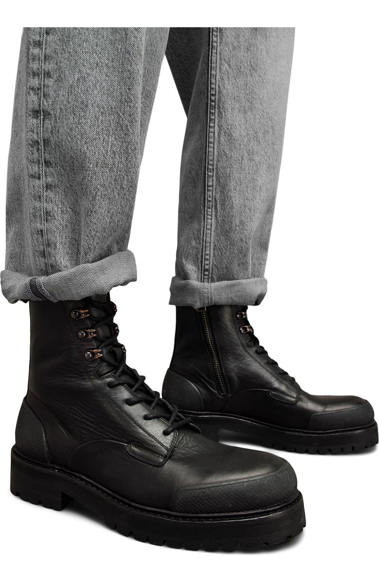 AllSaints Mudfox Lace-Up Boot, Alternate, color,
