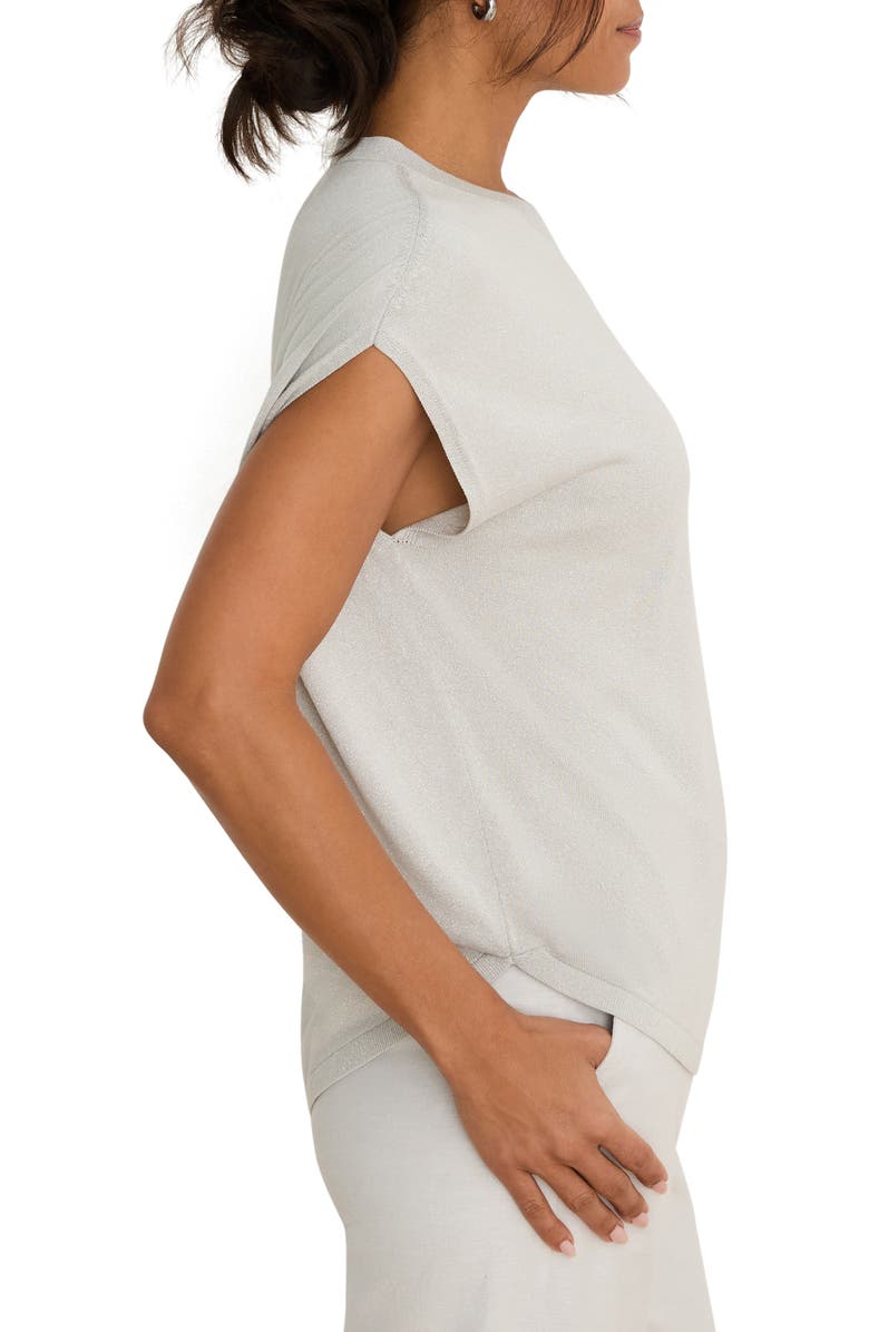 NIC+ZOE Cocoon Sweater, Alternate, color, Silver Wisp