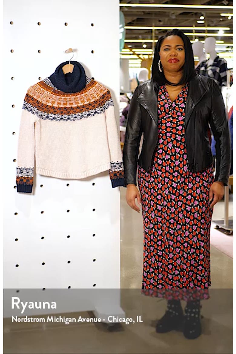Brookdale Fair Isle Turtleneck Sweater video