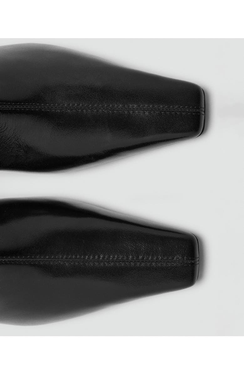 MANGO Kitten Heel Bootie, Alternate, color, Black