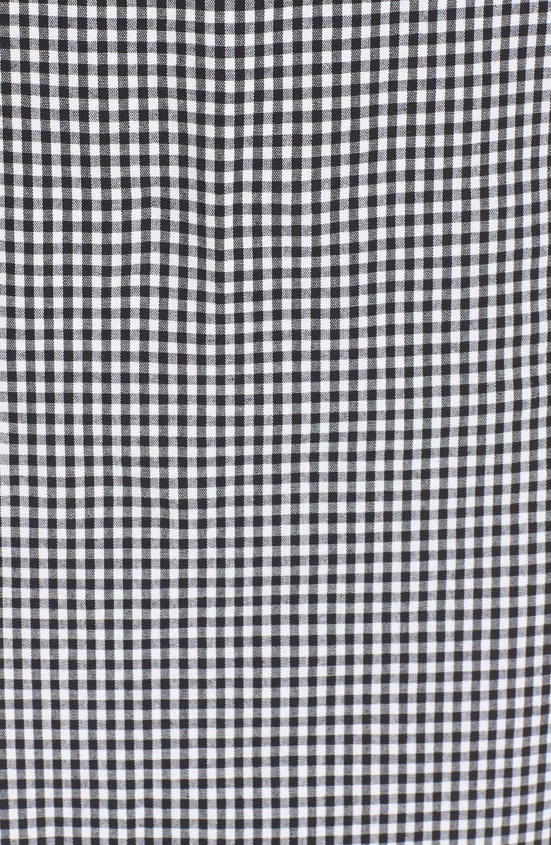 Leith Strapless Gingham Dress, Alternate, color, 