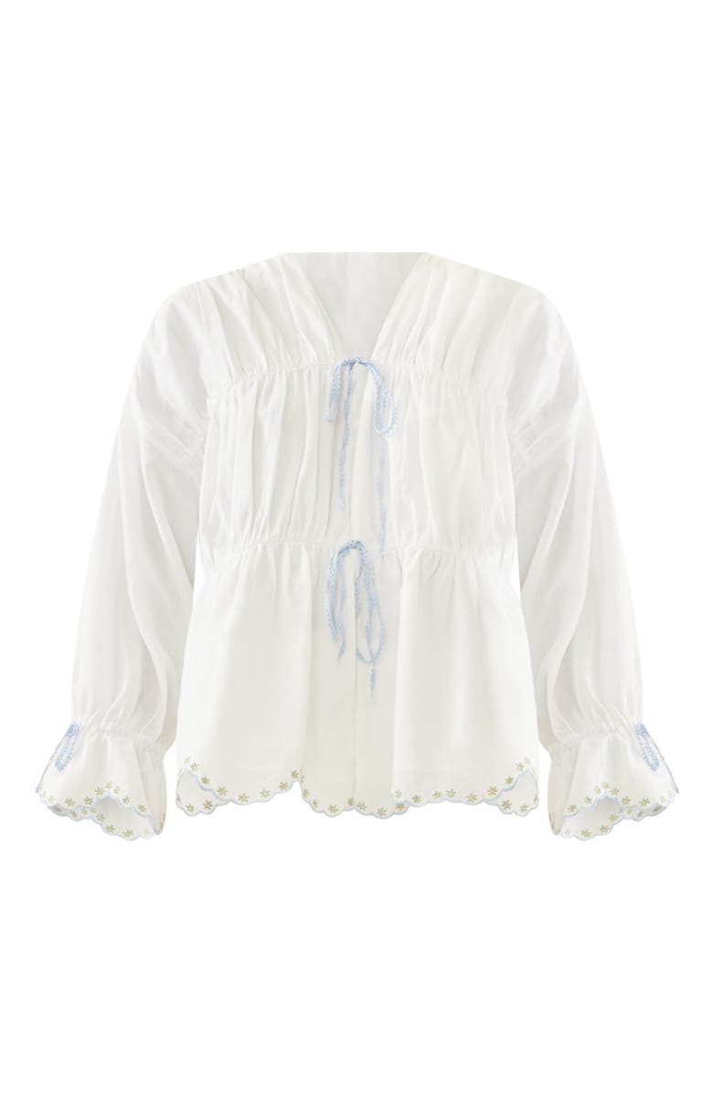 Eddy Isle Top, Alternate, color, White