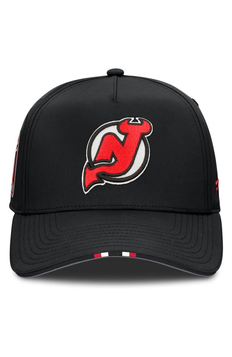 FANATICS Men's Fanatics Black New Jersey Devils 2025 NHL Draft Authentic Pro On-Stage Podium A-Frame Adjustable Hat, Alternate, color, Black