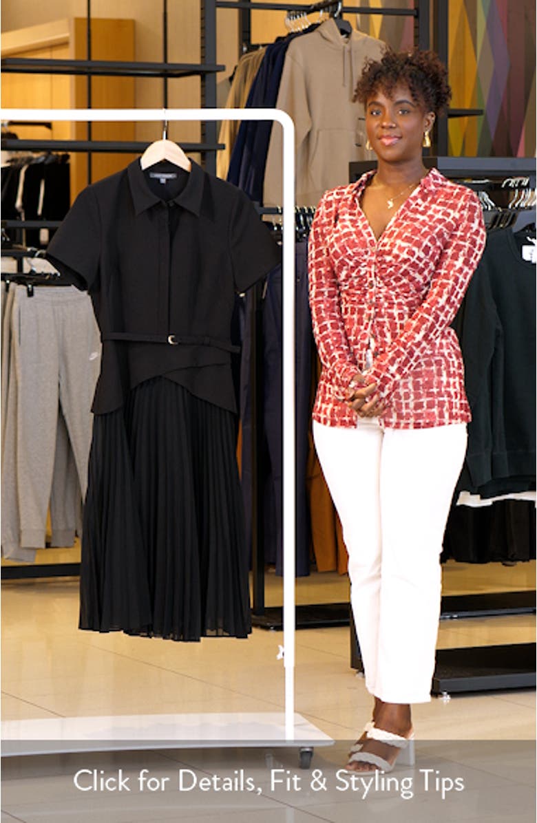 Mixed Media Midi Dress, sales video thumbnail