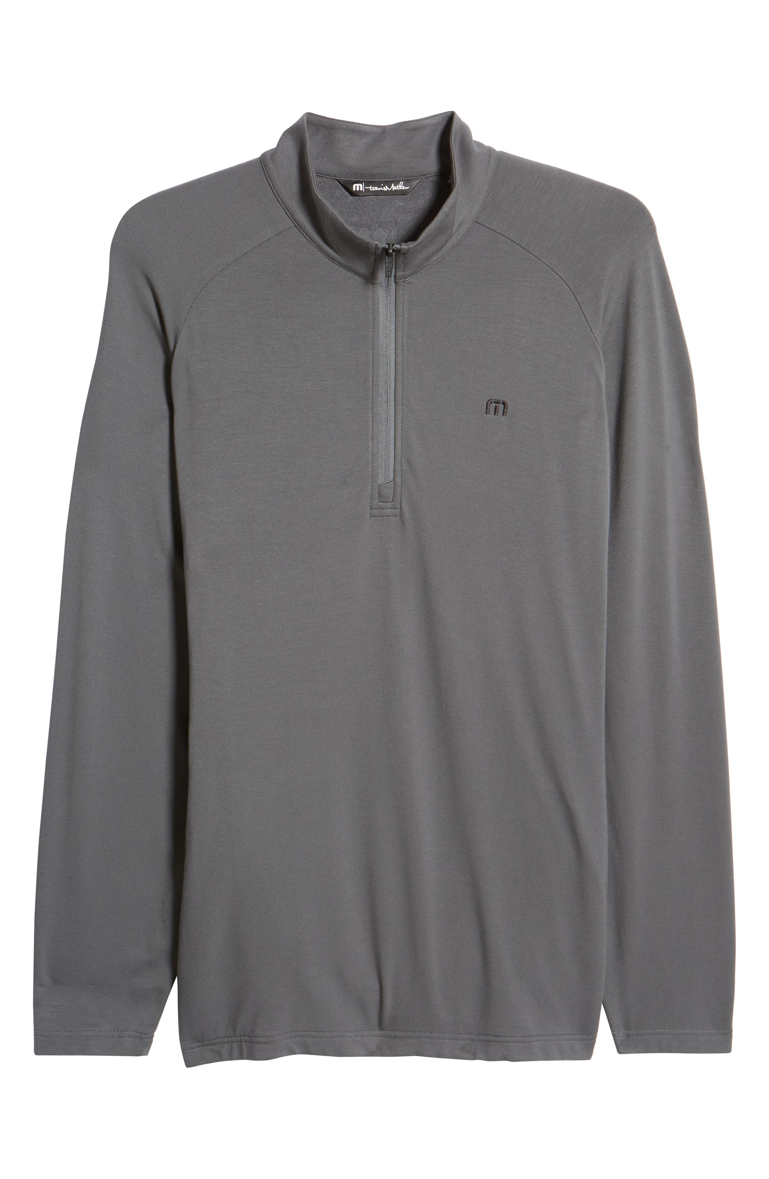TravisMathew Men's Networking Quarter Zip Fleece Pullover