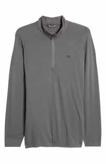 TravisMathew Men's Networking Quarter Zip Fleece Pullover