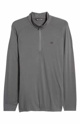 TravisMathew Men's Networking Quarter Zip Fleece Pullover