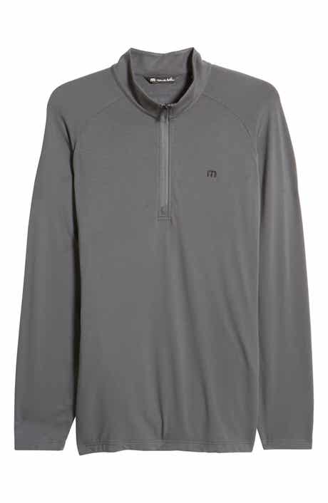 TravisMathew Men's Networking Quarter Zip Fleece Pullover
