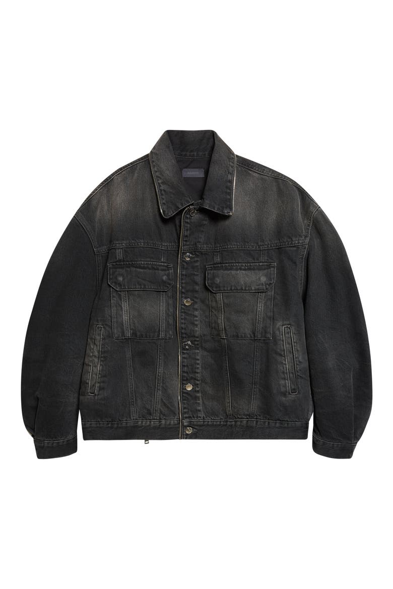 Legacy Denim Jacket, Main, color, VINTAGE BLACK