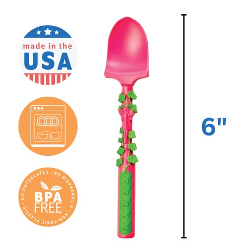 Constructive Eating Utensil And Divided Plate Set For Kids And Toddlers