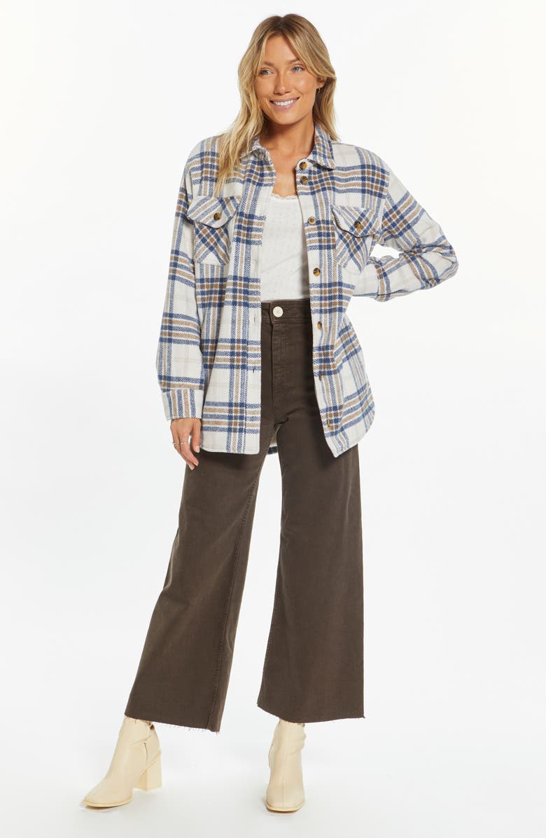 Thread & Supply Chandler Shirt Jacket, Alternate, color, Blue Cedar Plaid