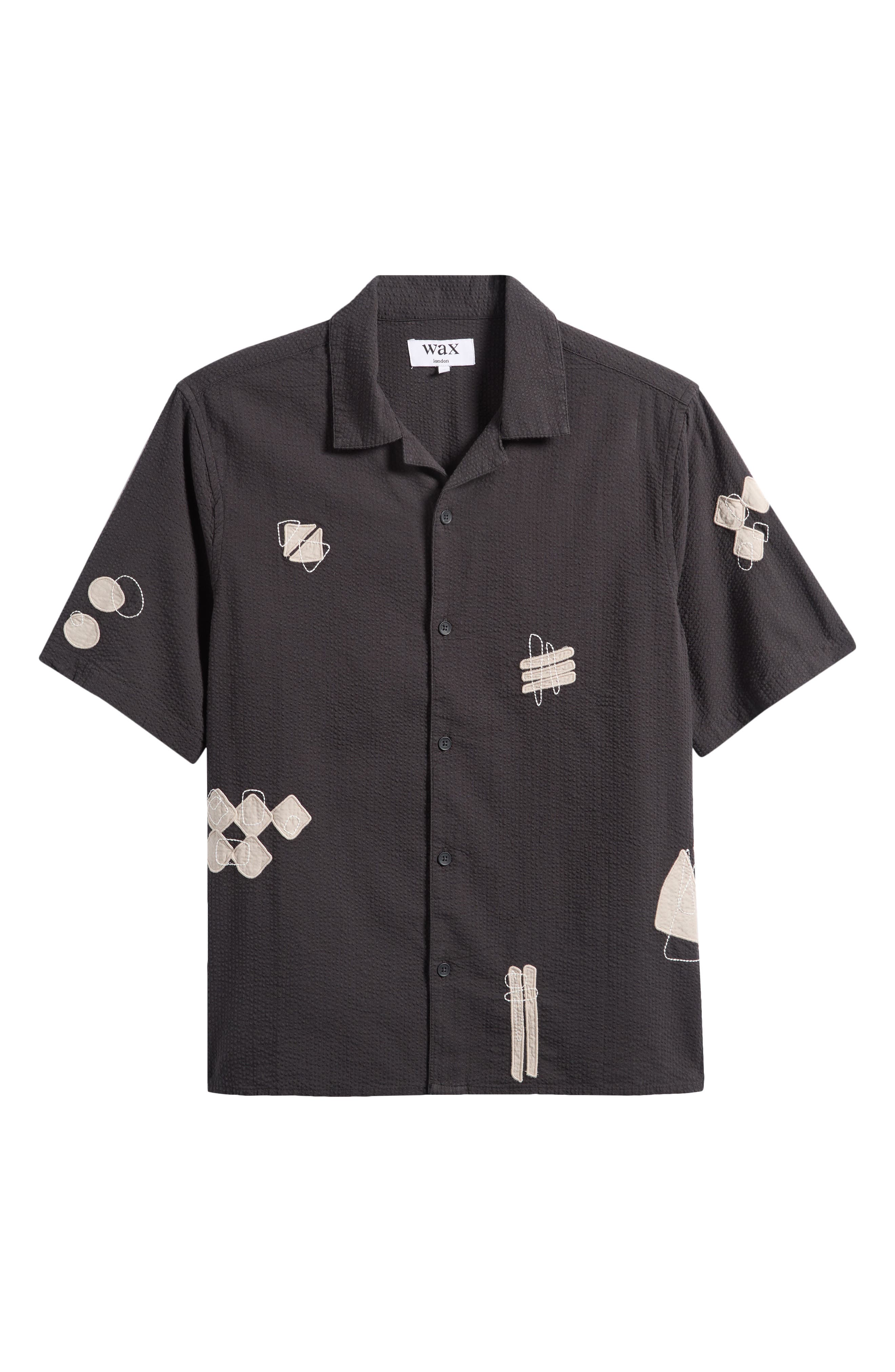 selected BLACK / ECRU