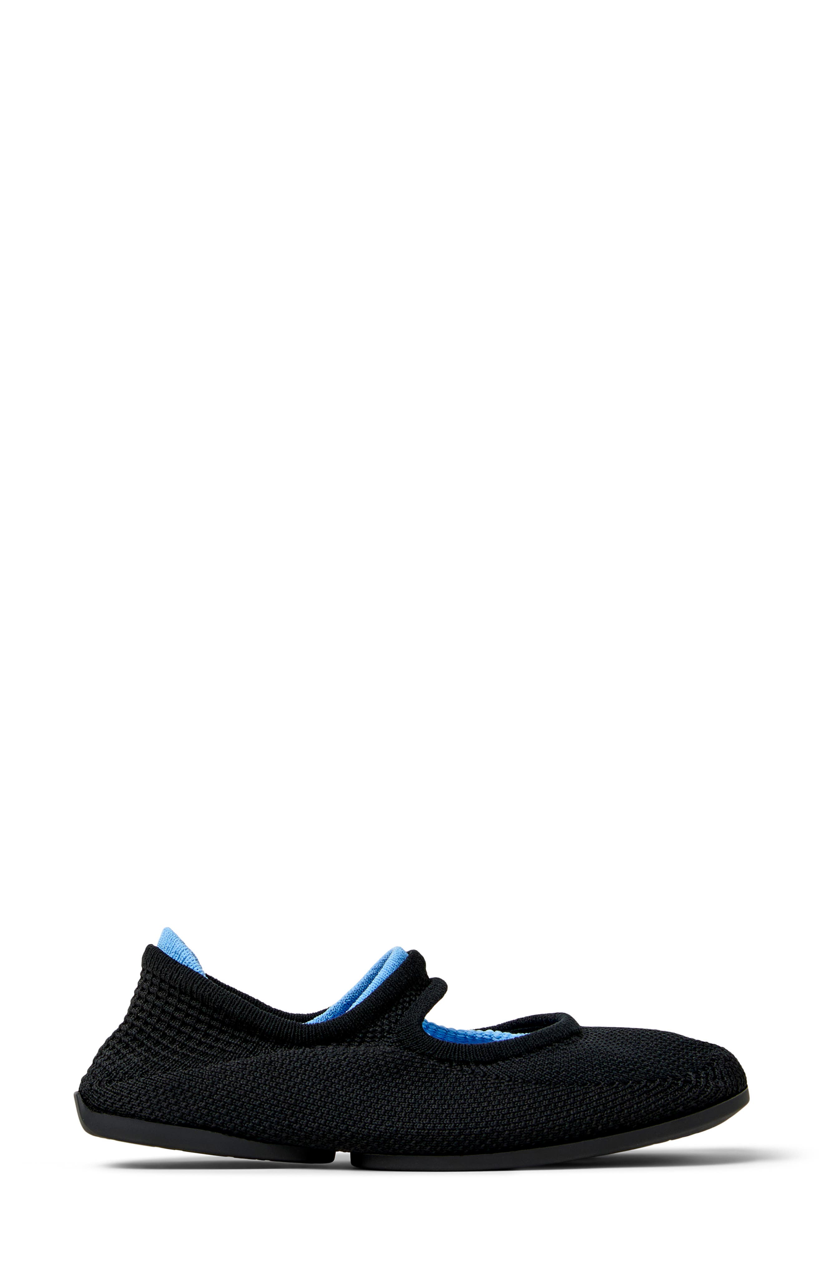 Camper Right Niko Mary Jane Flat, Alternate, color, Black
