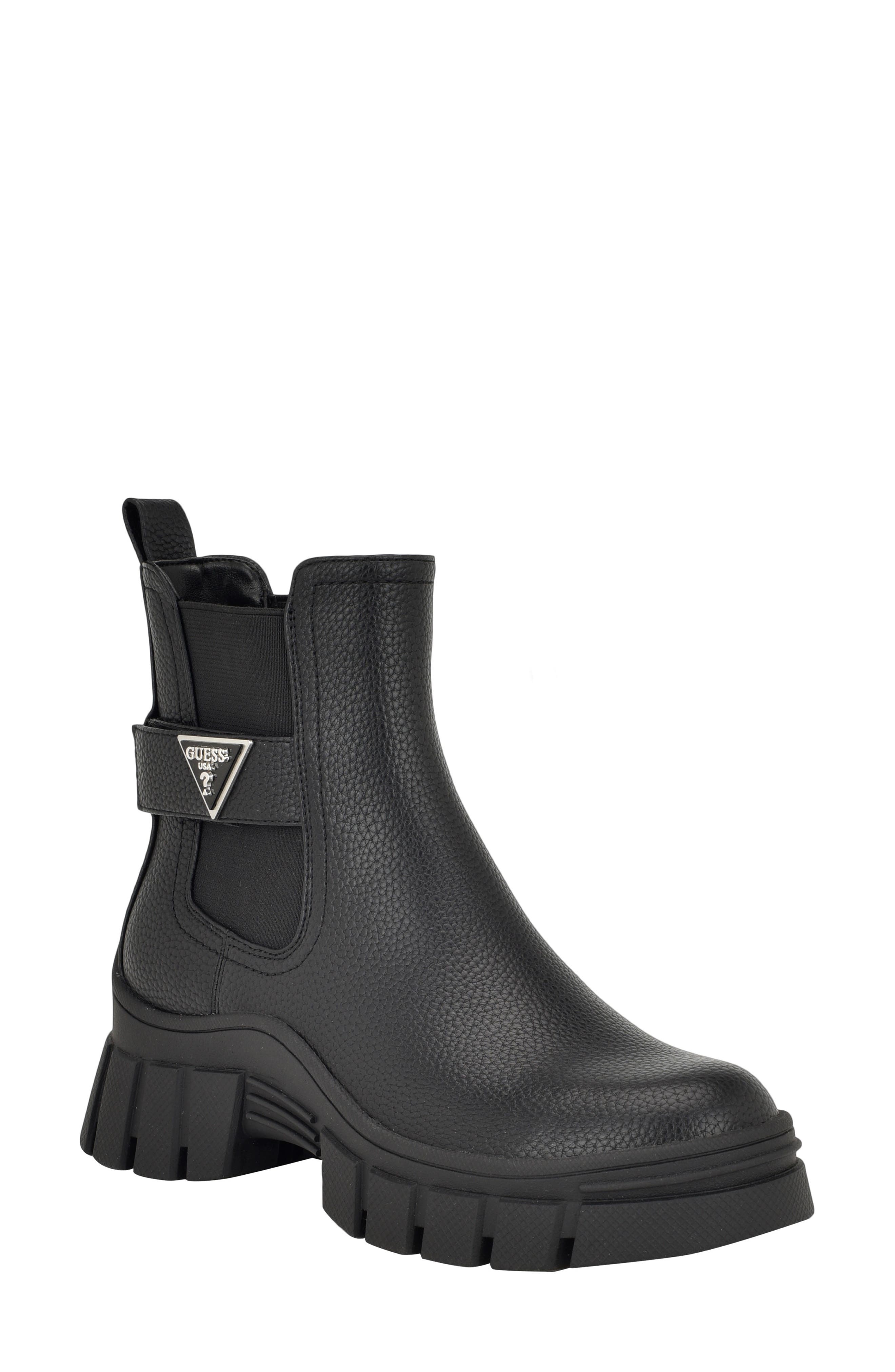 GUESS Hensly Platform Chelsea Boot, Main, color, 