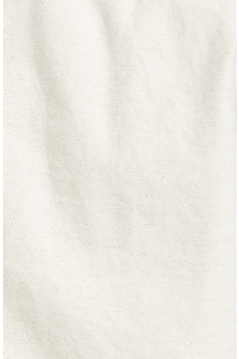 Brooklynn Crop Cotton & Linen Jacket, Alternate, color, CREAMY BEIGE