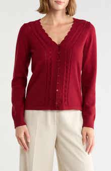 Drop V-Neck Cardigan