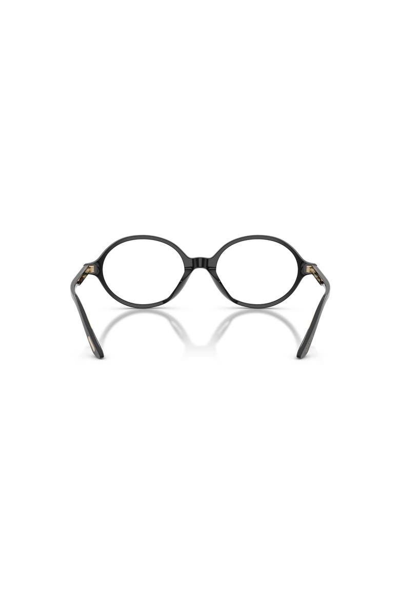 54mm Oval optical glasses, Alternate, color, Black