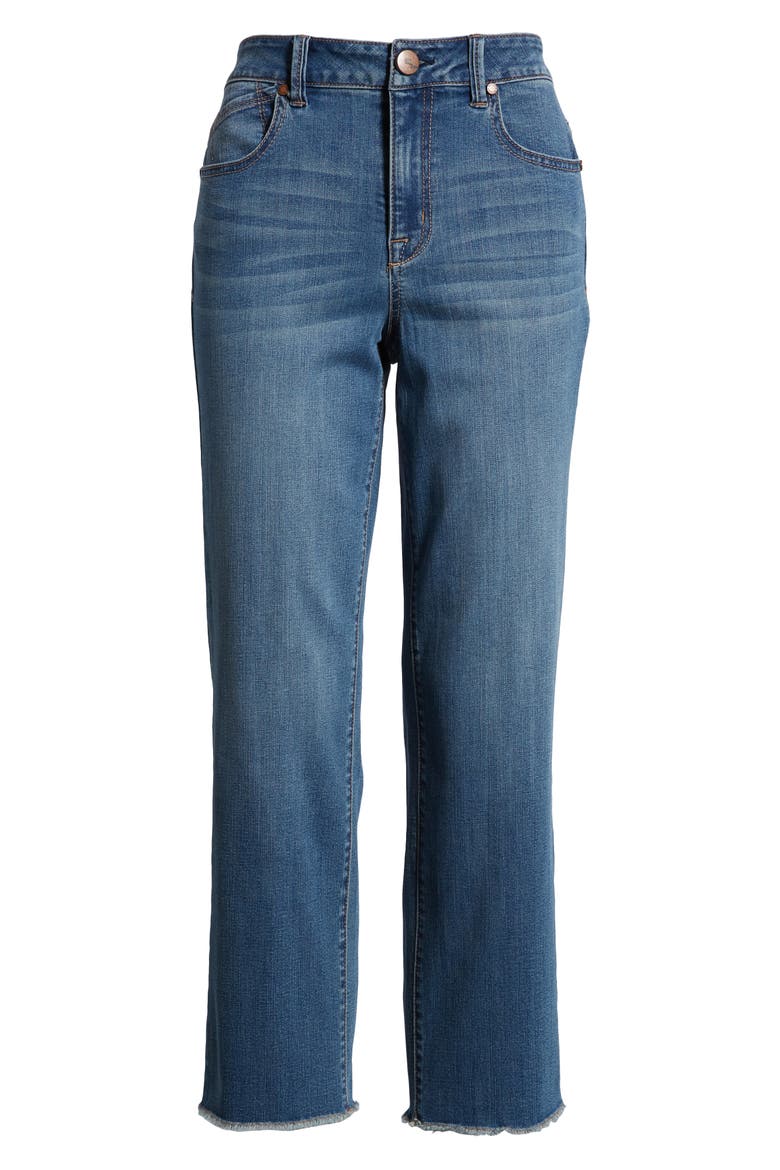 Ankle Straight Leg Jeans, Alternate, color, KORN LIGHT WASH