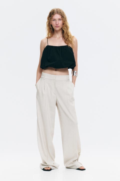 Wide Tailored Trousers