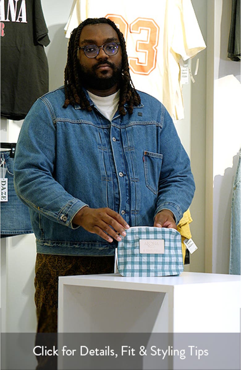 Small Palaka Water Resistant Tyvek<sup>®</sup> Zip Pouch, sales video thumbnail